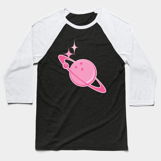 Cute Stellar Bowling Baseball T-Shirt by SWON Design